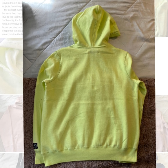 Neon Yellow hoodi - Picture 2 of 3